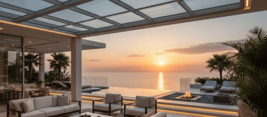 Retractable Glass Roof